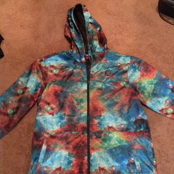 hurley rain jacket